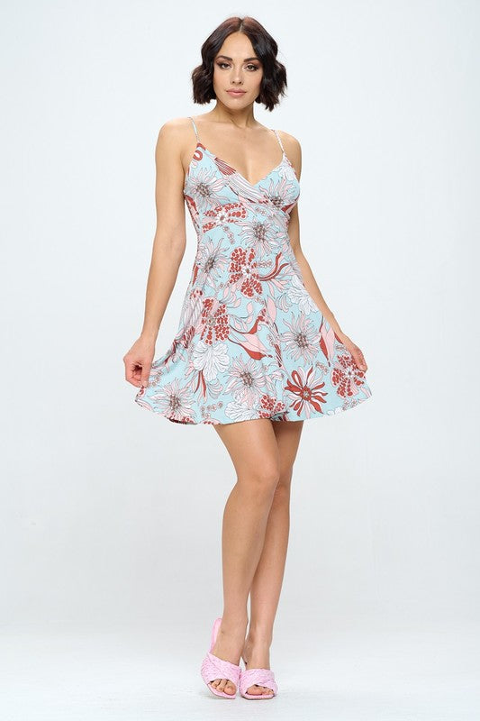 Mini vestido con estampados bulgaros
