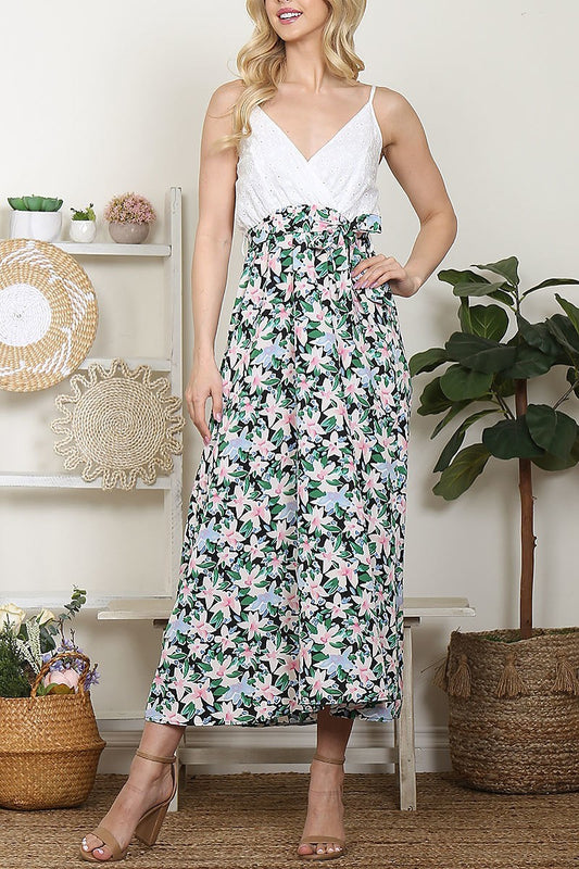 Vestido combinado