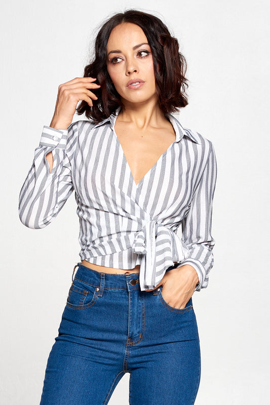 Blusa atar al frente