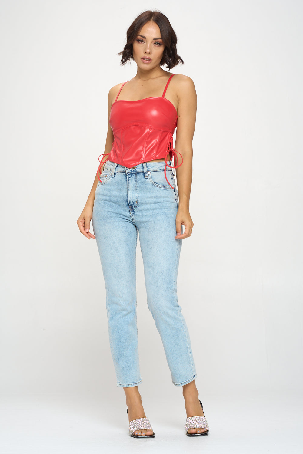 Corset con tiras a los costados